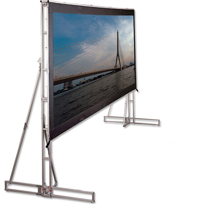 TRUST-STYLE CINEFOLD ,18'4",HDTV,MATT WHITE XT1000V DRAPER #M092006 SO#777472 10X17 COMPLETE XX1000JB MW/BB (COFFRE 1 ET COFFRE2)
