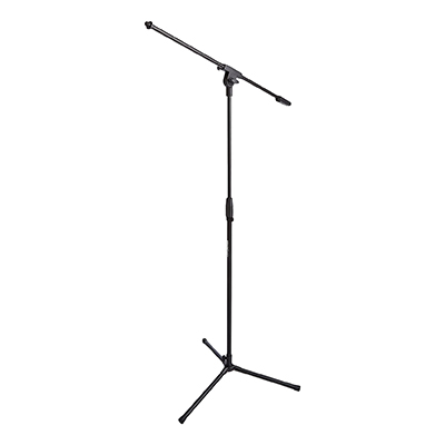 SUPPORT DE MICROPHONE AVEC PERCHE NOIR